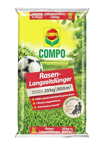 COMPO Rasen-Langzeitdünger 20 kg für 800 m²