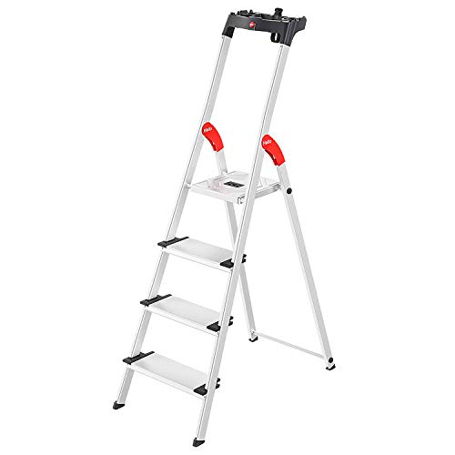 Hailo L80 ComfortLine Stehleiter (4 Stufen)