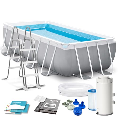 Intex PrismFrame Pool rechteckig 400 x 200 x 100 cm