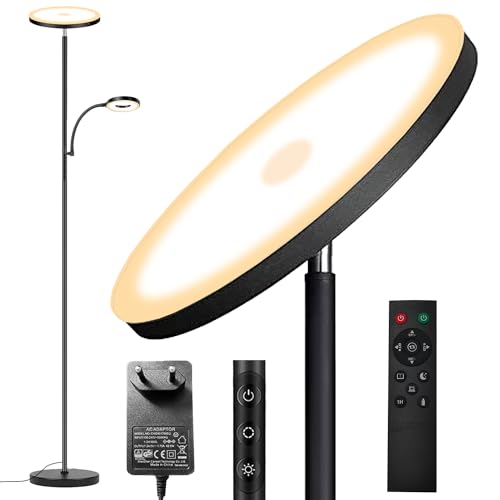 Yikuneng LED Deckenfluter mit Leselampe