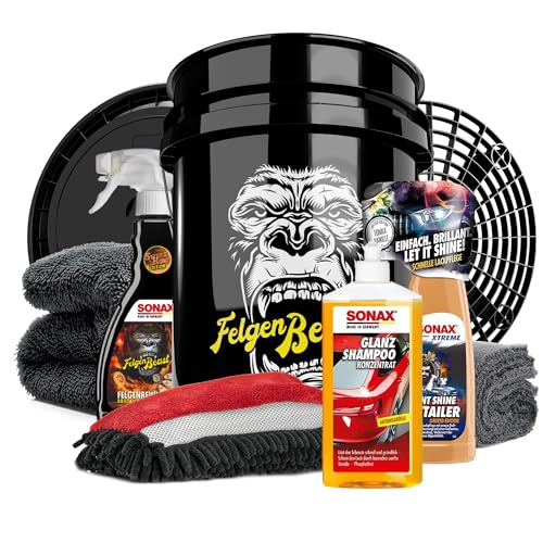 detailmate Autowäsche Set mit SONAX GlanzShampoo und FelgenBeast