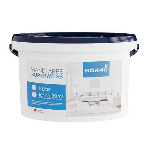kör4u Wandfarbe superweiß (5 Liter)