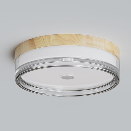 LVL LED Deckenleuchte Holzoptik Ø23 cm